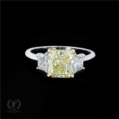 Fancy Yellow Engagment Ring
