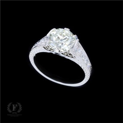 EDWARDIAN DIAMOND ENGAGEMENT ESTATE RING
