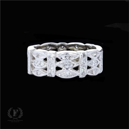 ART DECO DIAMOND CUFF BAND