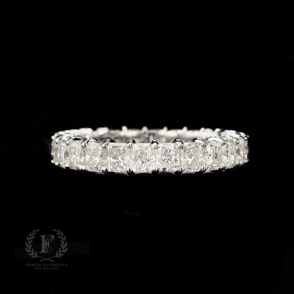 RADIANT-CUT DIAMOND ETERNITY BAND