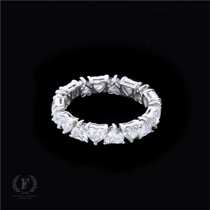 MADE WITH LOVE! DIAMOND HEART FULL ETERNITY BAND