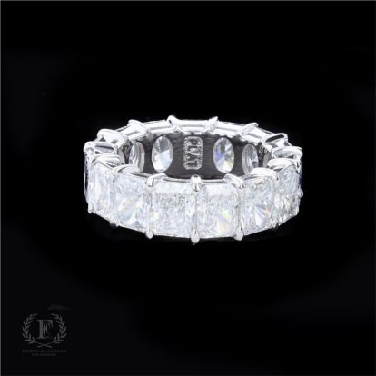 LUXURY AND TIMELESS STYLE PLATINUM DIAMOND FULL ETERNITY BAND