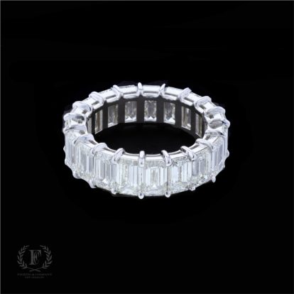 18K WHITE GOLD DIAMOND ETERNITY BAND