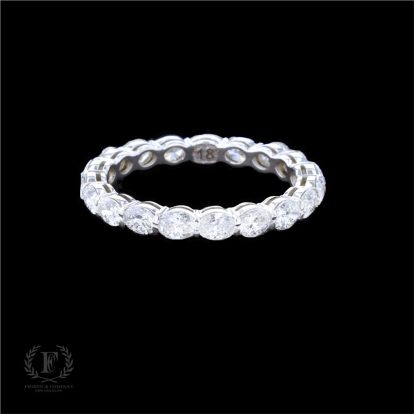 OVAL BRILLIANT DIAMOND ETERNITY BAND