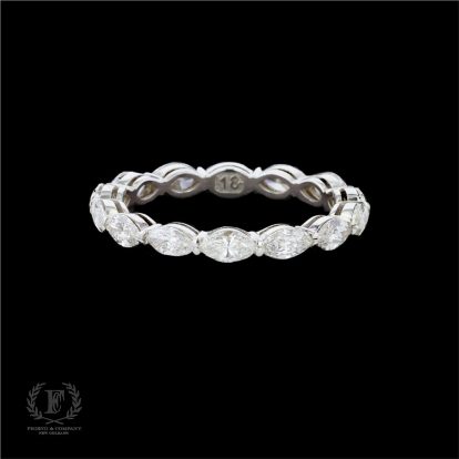 MARQUISE CUT DIAMOND FULL ETERNITY BAND