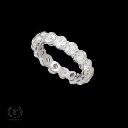 ROUND BRILLIANT DIAMOND FULL ETERNITY BAND