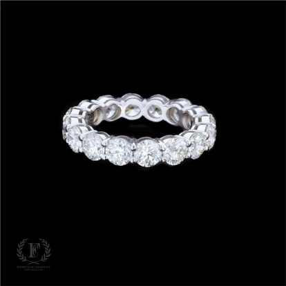ROUND BRILLIANT DIAMOND ETERNITY BAND