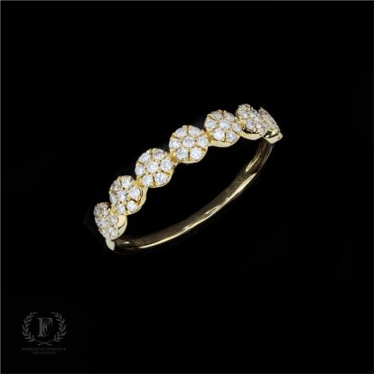 14K YELLOW GOLD DIAMOND RING