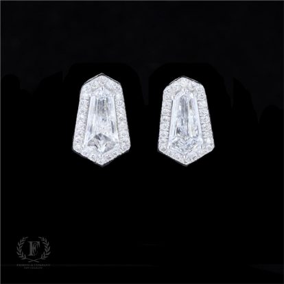 18K WHITE GOLD DIAMOND STUDS