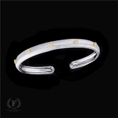 FLEX 18K WHITE GOLD DIAMOND BRACELET