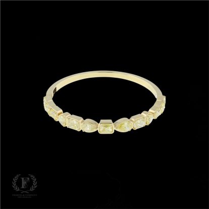 18KYELLOW GOLD  FANCY INTENSE YELLOW DIAMOND BRACELET