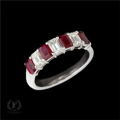 YOUR SPARKLE,YOUR STYLE RUBY AND DIAMOND RING