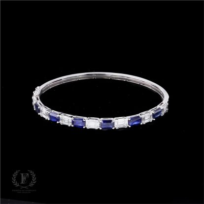 SAPPHIRE & DIAMOND BRACELET